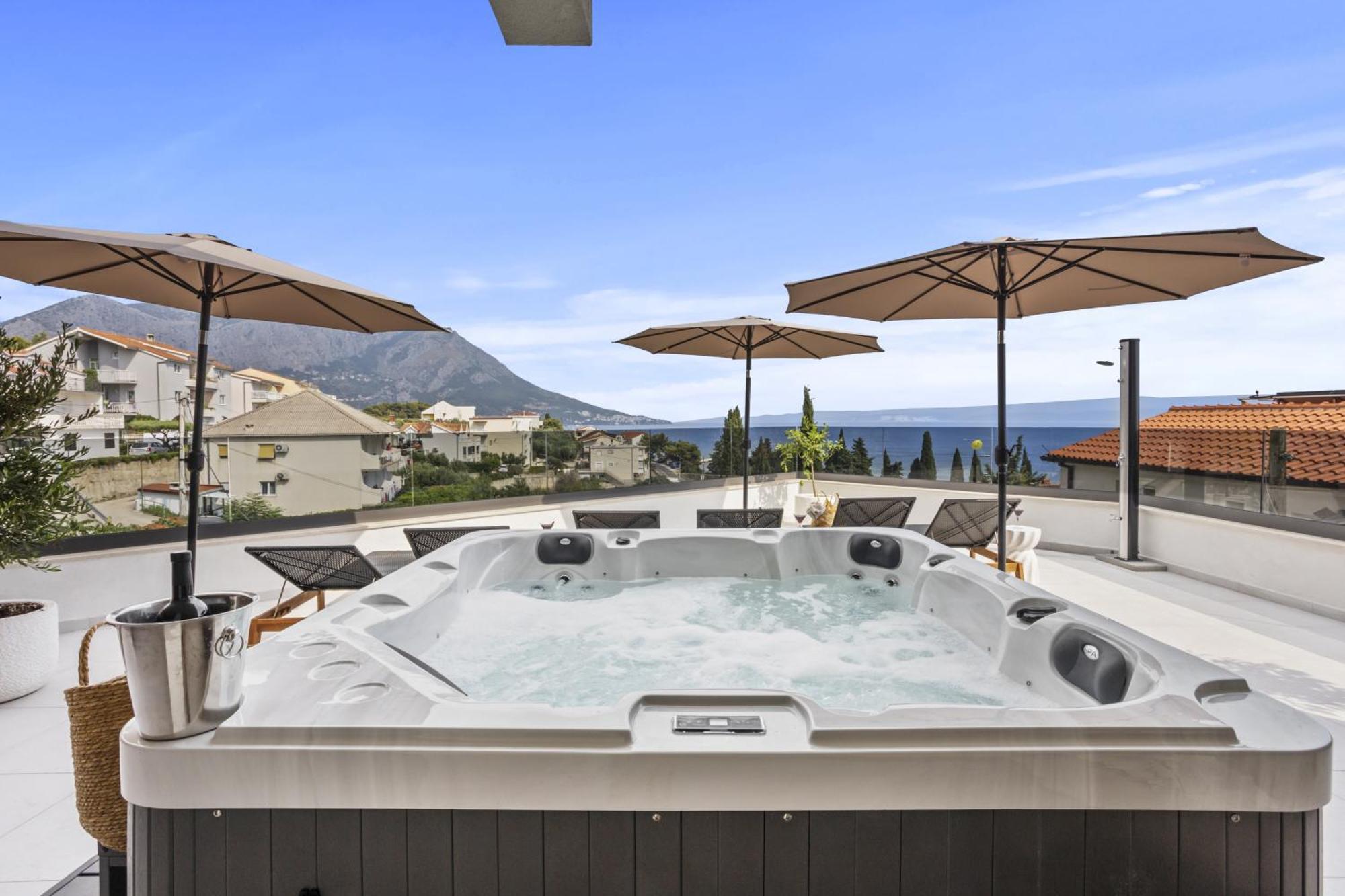 Apartamento Luxury Penthouse Duće Exterior foto