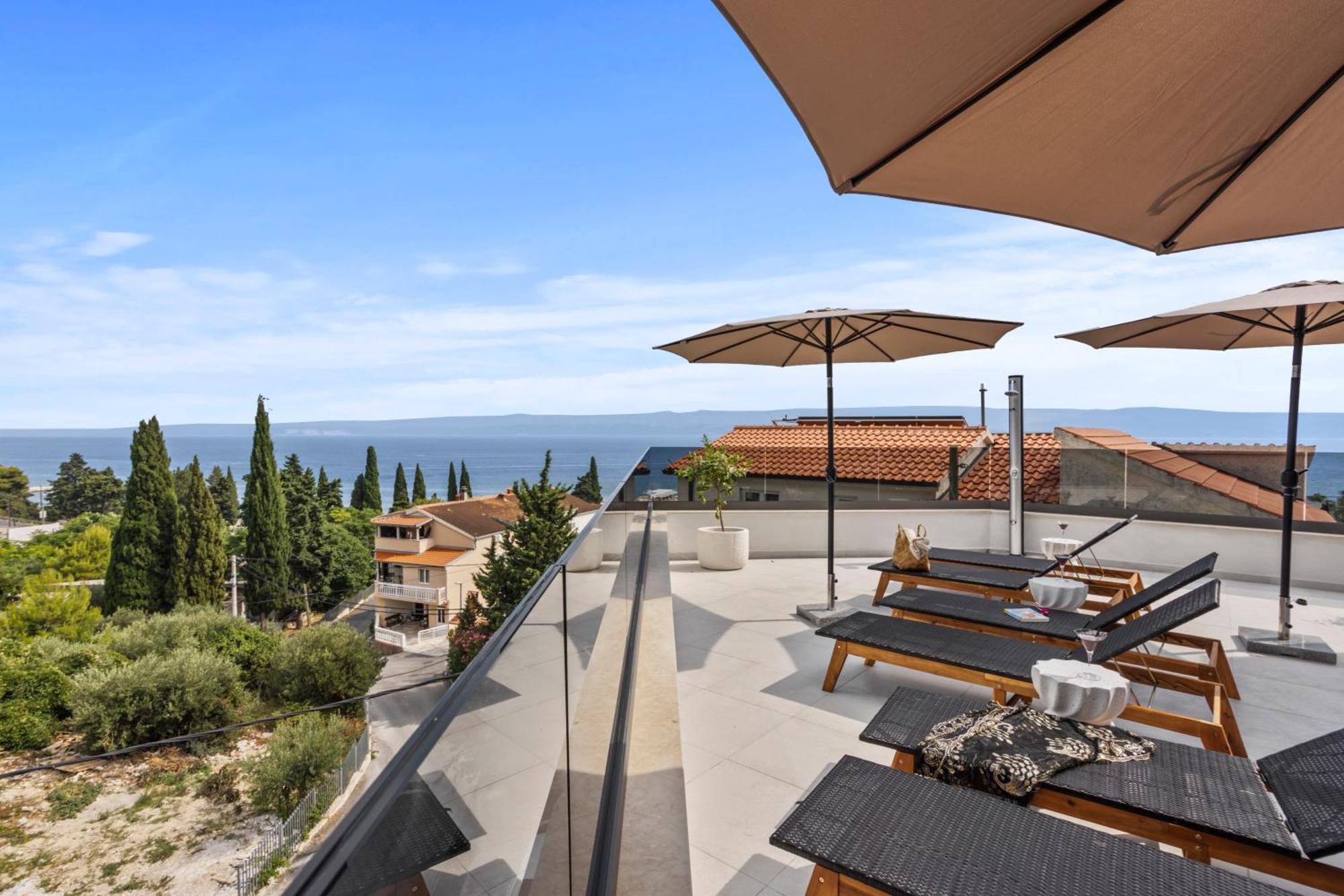 Apartamento Luxury Penthouse Duće Exterior foto