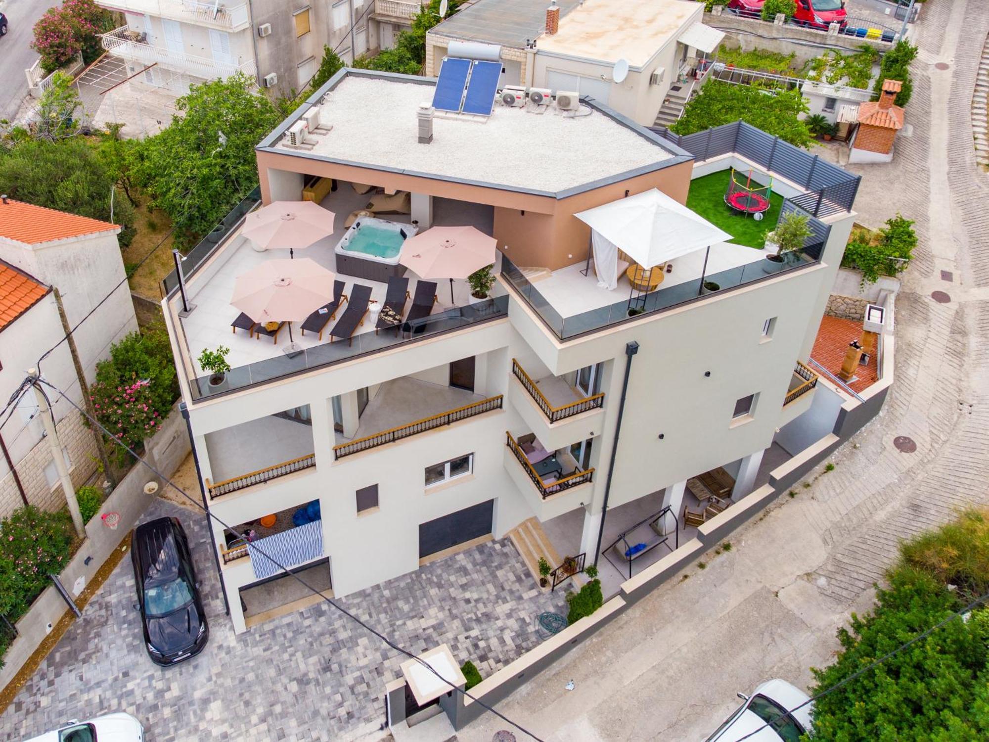 Apartamento Luxury Penthouse Duće Exterior foto