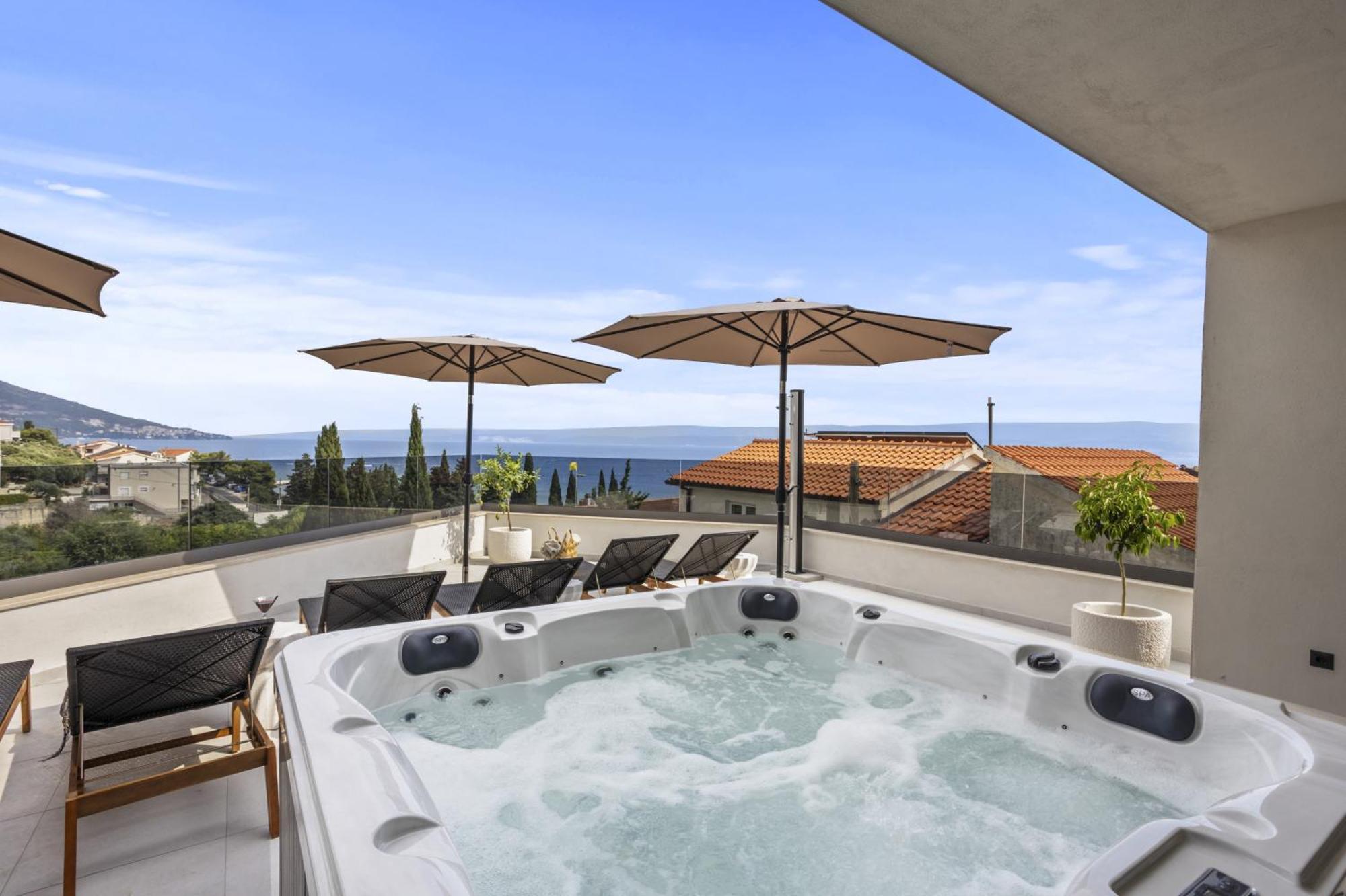 Apartamento Luxury Penthouse Duće Exterior foto